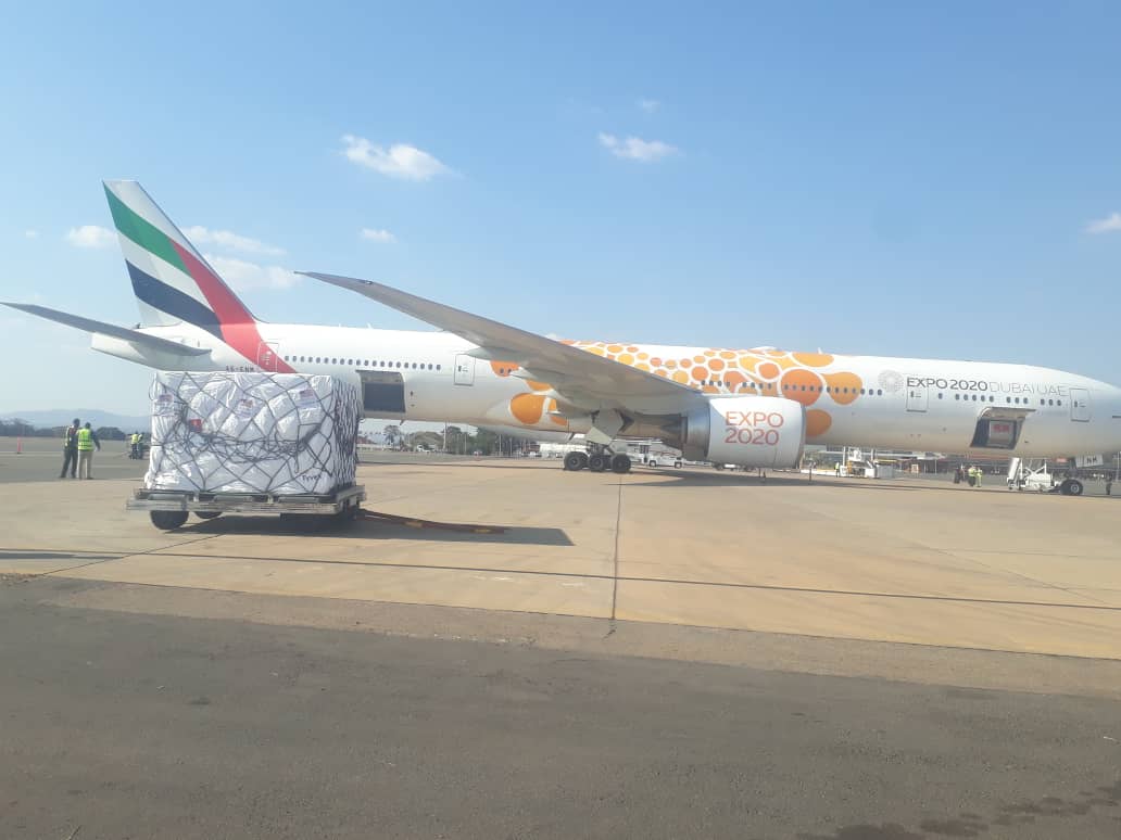 zodiakonline's tweet photo. The Johnson and Johnson Covid-19 vaccines have finally been offloaded. https://t.co/rmr7tv74qG