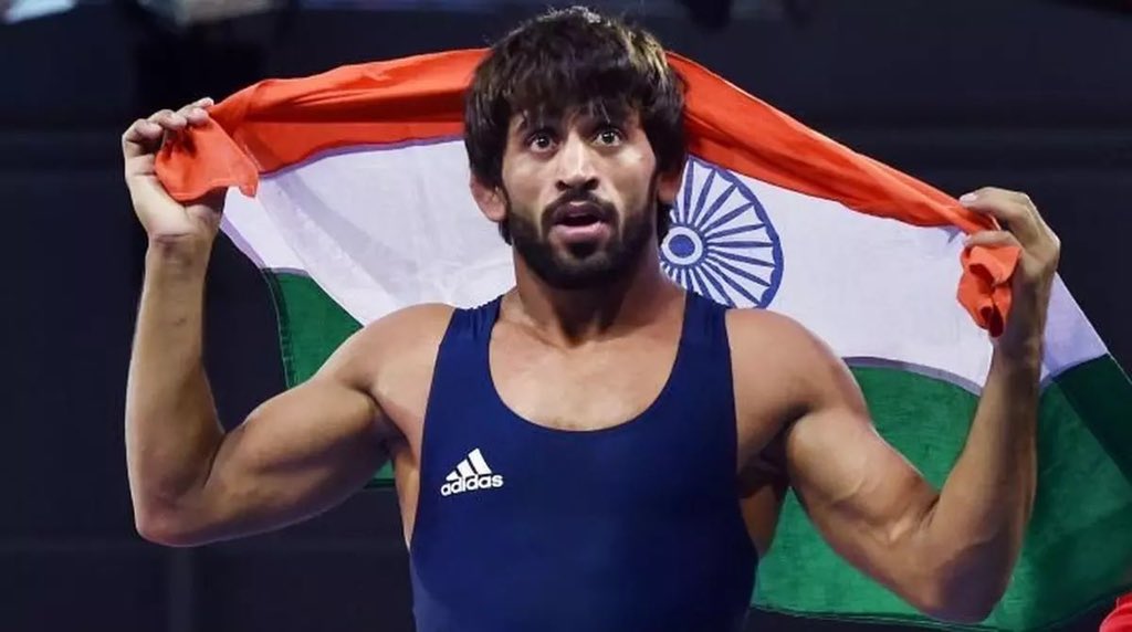 What a game by bajrang..🥉 #BajrangPunia