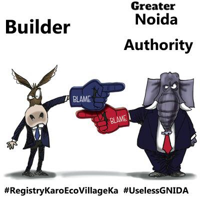 Shashib79584045's tweet photo. @myogioffice @CeoNoida @noida_authority @UPRERAofficial @dmgbnagar @tejpalnagarMLA @PankajSinghBJP @ptshrikant @AmitShahOffice @RajatSharmaLive Flat owners of Supertech Ecovillage-1 G.Noida crying #Registery of #flat after getting possession no help from #builders #RERA #Govt https://t.co/7MzhkxbnJe