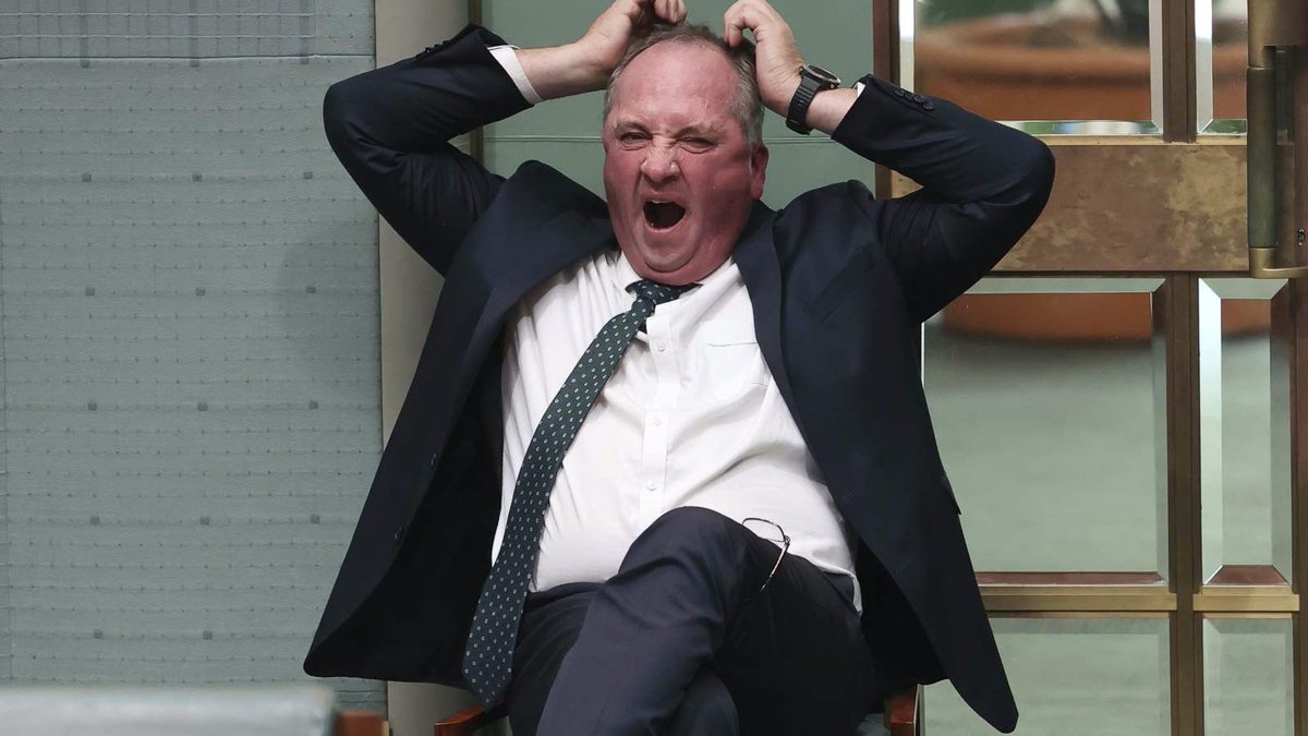 CaraMia200's tweet photo. Where is everyone? I nodded off for a sec..is it the weekend?? Why didnt anyone wake me?? #NationalsRIP #TimesUpLNP
#auspol #BarnabyJoyce #LNPCorruptionParty https://t.co/qCa7HhZaDy