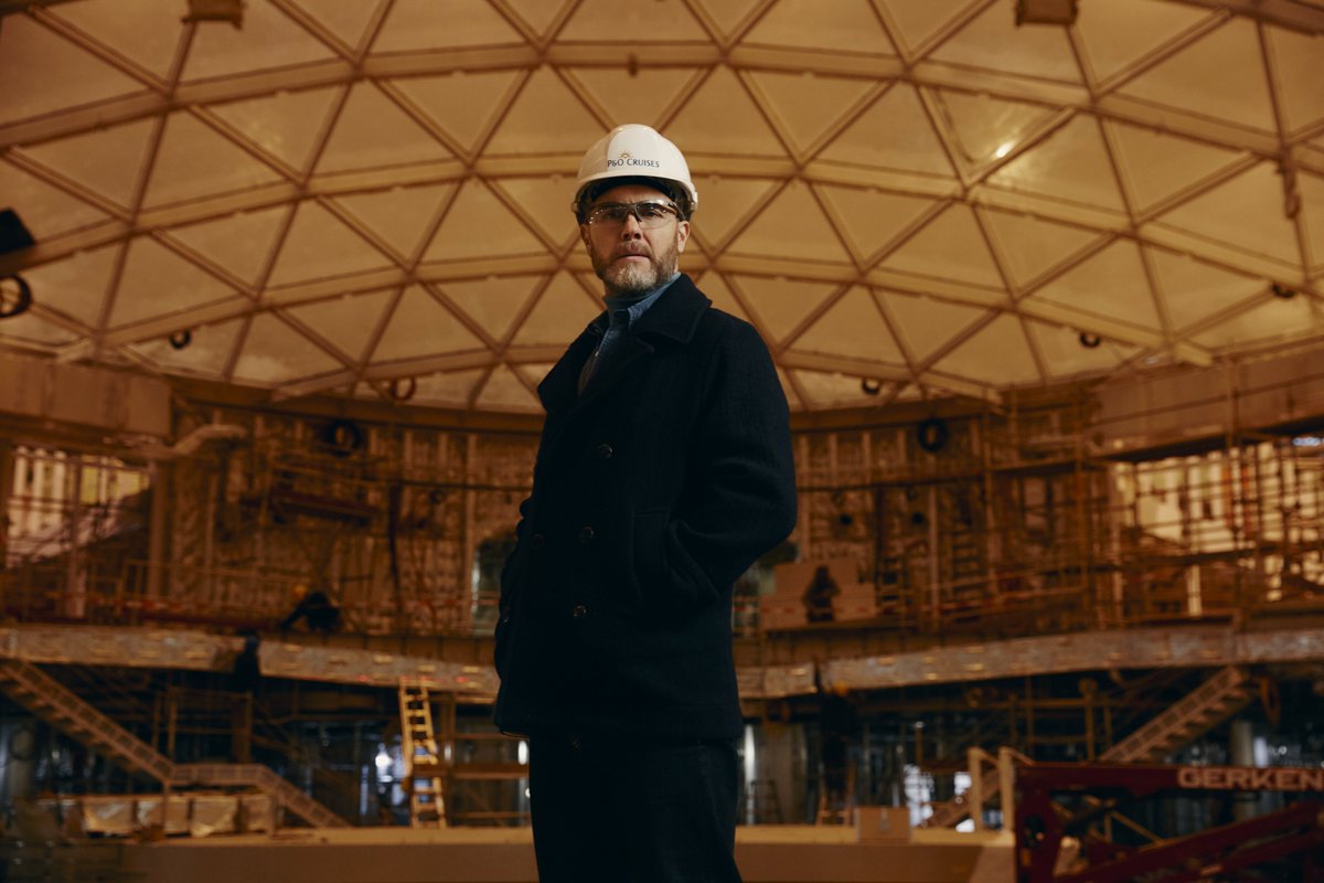 GaryBarlow's tweet photo. Oh here she is ! Very excited to be working with @pandocruises on board Iona… Looking forward to sharing more with you soon, all aboard for #IonaMaiden ! [#ad] https://t.co/p7Iacvlj2Q