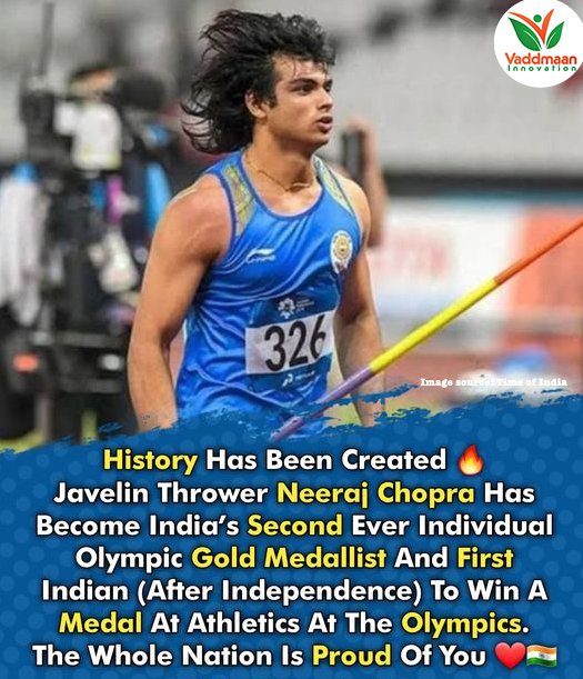 vaddmaan's tweet photo. THANK YOU #NeerajChopra 

#NeerajChopra
 
#TokyoOlympics #Tokyo2020 #Cheer4India #Javelinthrow

#VaddmaanMUSCLEBUILD
#NaturalAyurvedic #musclebuilding #musclegain #Musclestrengthchallenge #musclechallenge #muscle
#SupportsImmuneHealth #WellBeing #VegetarianCapsules https://t.co/6tsqDAWJ7b