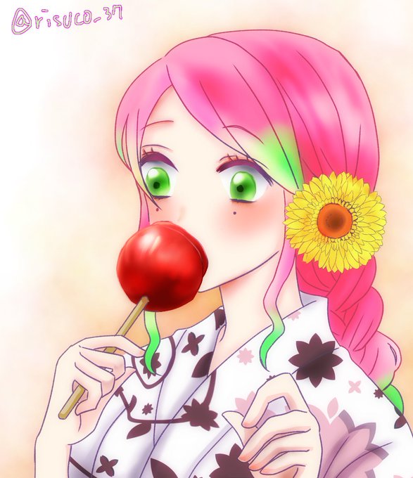 りんご飴のtwitterイラスト検索結果