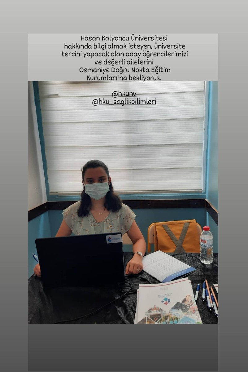 Tercih ve Tanıtım Günleri kapsamında Osmaniye'de de görev yapmaktayız. Sevgili aday öğrencilerimiz ve değerli ailelerinin sorularını Doğru Nokta Eğitim Kurumları'nda yanıtlıyoruz.
<a href="/hkunv/">Hasan Kalyoncu Üniv</a> #yks #yks2021 #tercih #tercih2021
<a href="/TurkayDereli/">Türkay Dereli</a> 
<a href="/BayramlarKezban/">Kezban Yiğiter</a> 
<a href="/ProfDr_YBeyhan/">Prof. Dr. Yasemin Beyhan</a>