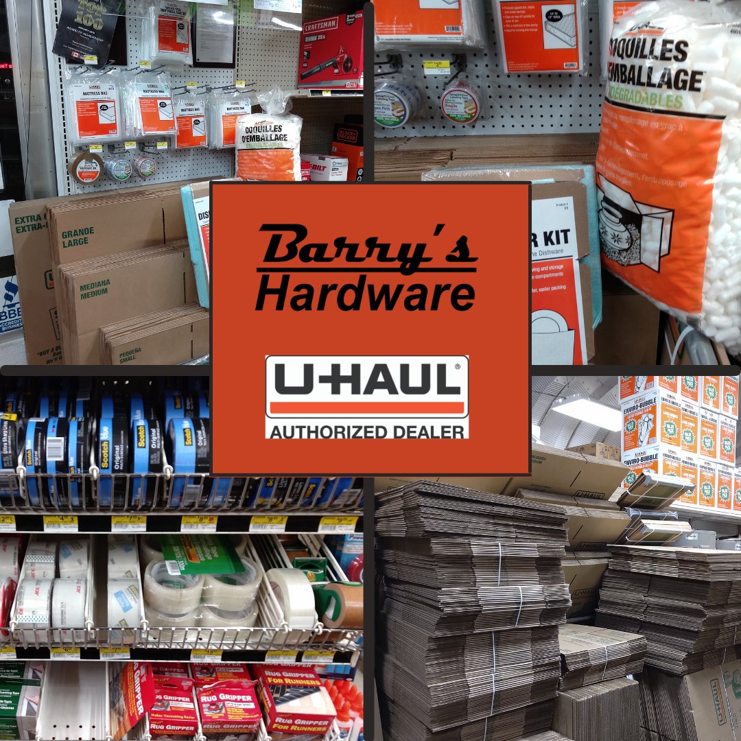 BarryValue's tweet image. Moving soon? We've got you covered! We have packing supplies, tape, boxes, peanuts and more! Plus, we are an authorized U-haul dealer. We can even help with a moving truck! Give us a call or stop by today!