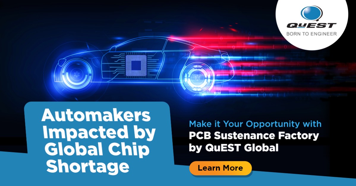 Quest_Global's tweet photo. Download the whitepaper to learn more about QuEST’s solution to ongoing chip famine! - PCB Sustenance Factory by QuEST Global
 
Download - https://t.co/ADOR1h4dFP 

#trustedthinkingpartner #PCB https://t.co/Yhy2bYw7BG