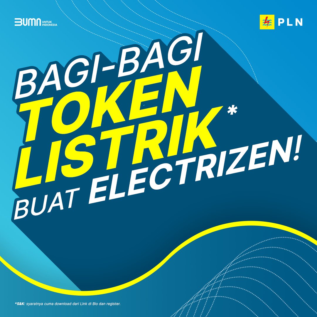 pln_123's tweet photo. Hi Electrizen udah download PLN Mobile belum?
Yuk segera download untuk berkesempatan dapet Token Gratis!

Nantikan Give Away 08.08! https://t.co/Gom1oClZTj