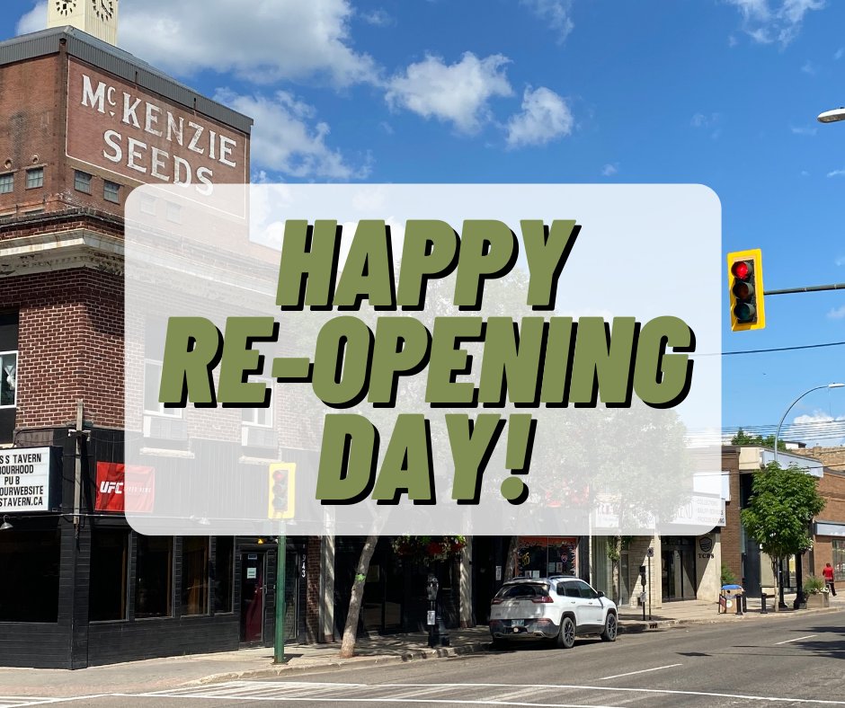 Today is the day! 🙌 Wishing all of the best to our fellow business owners as Manitoba enters phase 3 of our re-opening plan!

Let's all continue to stay safe and SHOP LOCAL! #westman #manitoba #mb