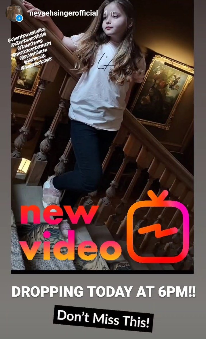 My new music video is available to watch at 6pm today !!!