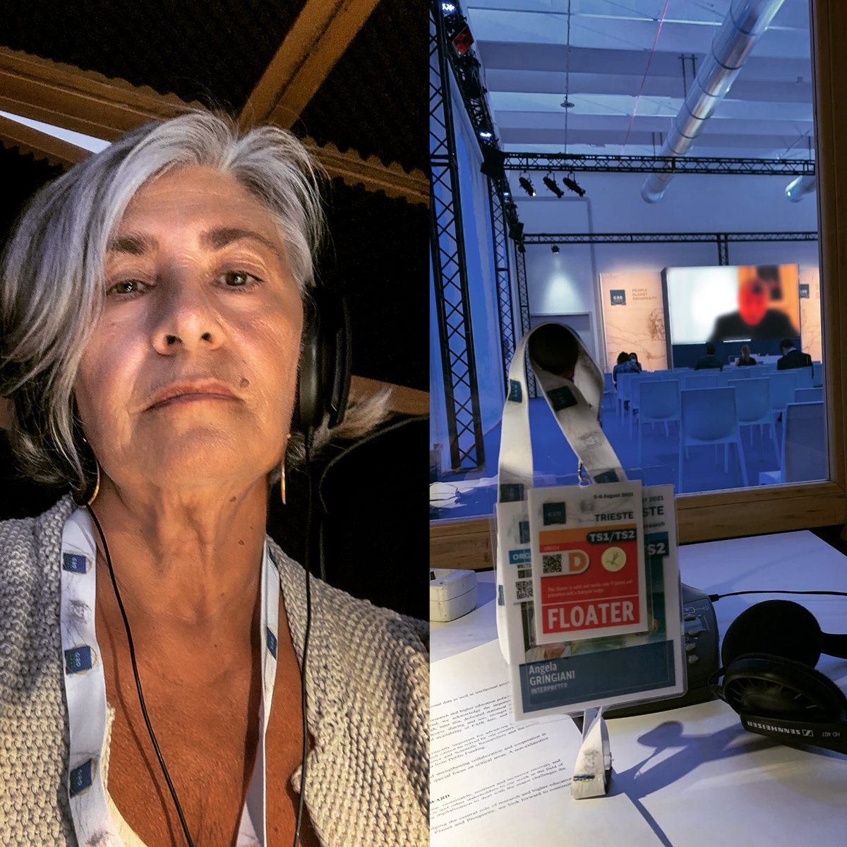 Assointerpreti's tweet photo. G20 Trieste - Ci siamo anche noi con la nostra Socia, Paola Gringiani
#Assointerpreti #terps #xl8 #interpretidiconferenza https://t.co/sigKIBF6Xu