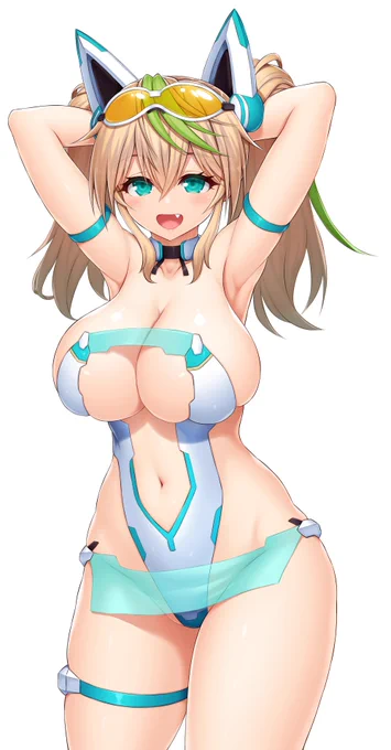 今年もジェネちゃんの新作水着があるらしいので描きました。2枚目は日焼けなし、3枚目は最初に紙に描いた下書き。
#PSO2 #PSO2es 