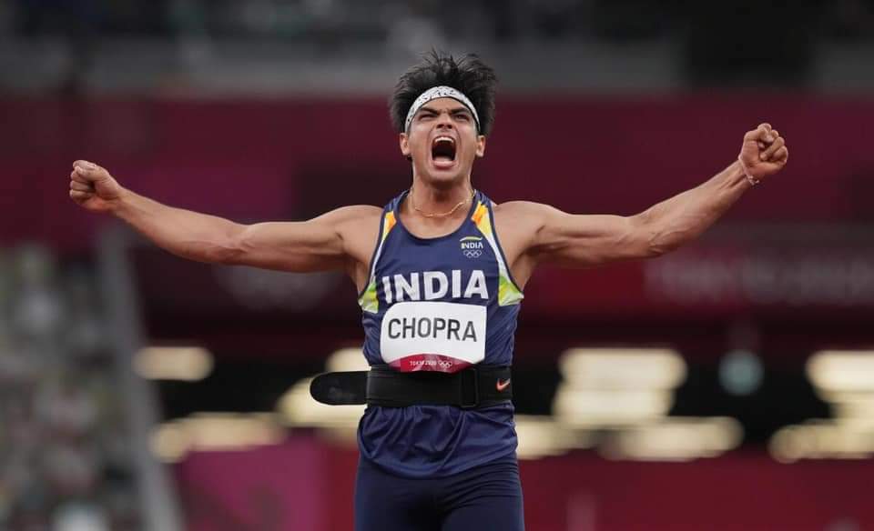 #नीरज_चोपड़ा
 साबाश चीते....  जय हिंद 🇮🇳🥇