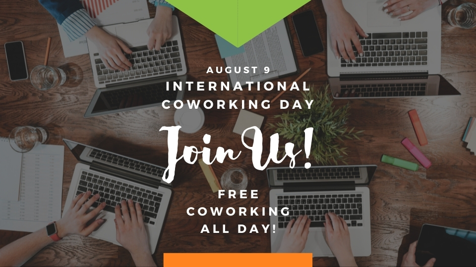 Today, we're celebrating our commitment to enhancing local #communities, reducing CO2 emissions &amp; improving quality of life by providing comfortable, connected, affordable community #workspaces. Join us for a FREE day of #coworking at any of our locations! Happy #CoworkingDay!