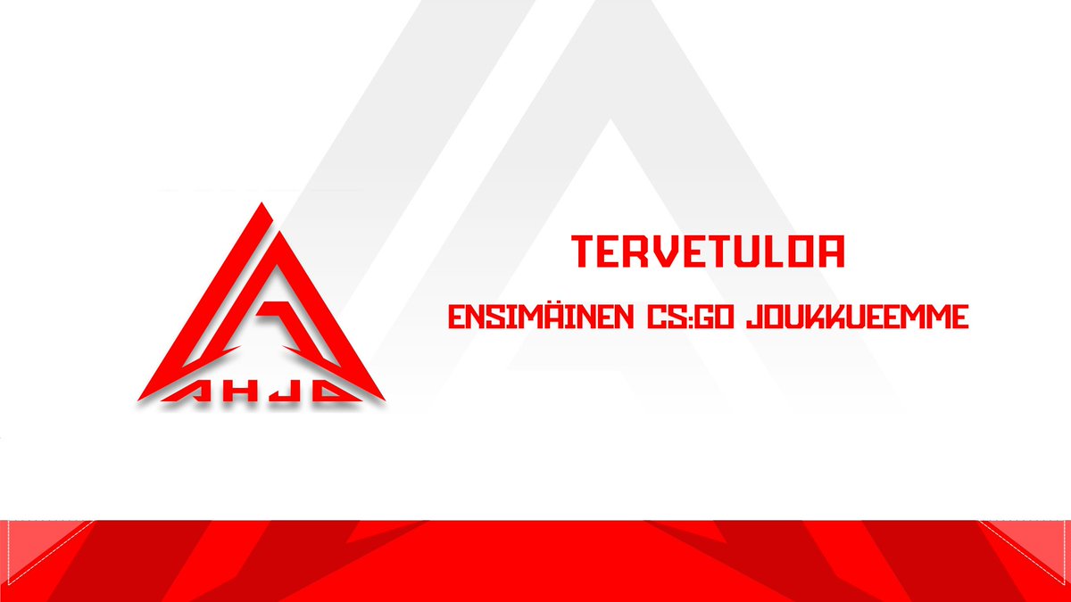 Tästä alkaa meidän tarinamme.
Tässä uusi CS:GO joukkueemme!

Tervetuloa!
Jere <a href="/jezkuee/">Jere Koskinen</a> Koskinen
Niko <a href="/niskaCS/">niska</a> Elmeranta
Aatu <a href="/ath0god/">g</a> Kamula
Tatu <a href="/MurhaajaCS/">Murhaaja</a> Kumpula
Tuukka @MyggisCSGO Mykkänen
sekä valmentaja Jani <a href="/cs_tsug/">tsug</a> Pykälistö!

Ahjo on sytytetty!
#ahjo #csgofi #esportsfi