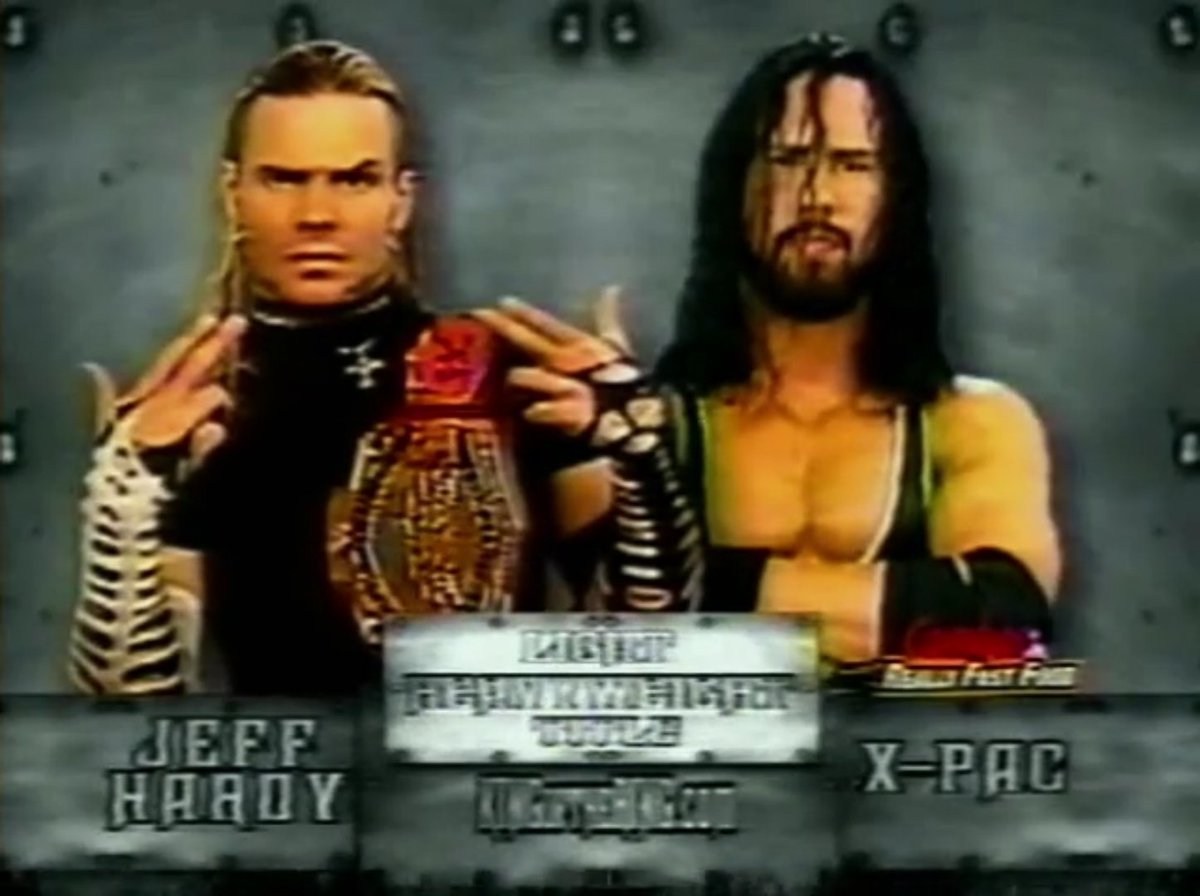 Remember Jeff Hardy's run with the Light Heavyweight Championship in 2001? https://t.co/r2O4v2yGVO