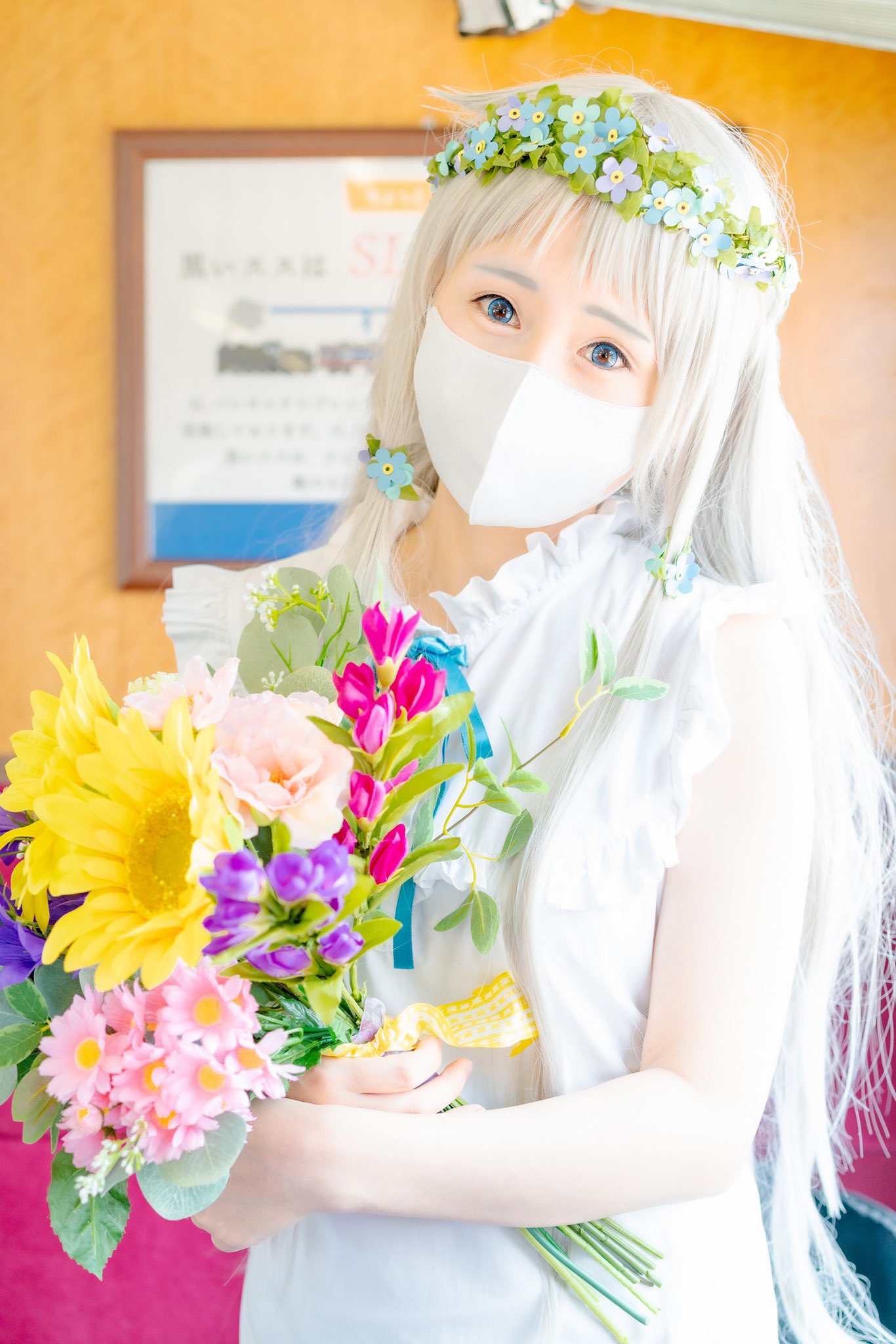 もぐ 12 26ちちぶめんま 8 1 Slあの花10周年anniversary号 めんまのコスプレでお手伝いさせていただきました 秩父鉄道 あの花10周年 あの花 めんま コスプレ T Co Rgyuhzlq5u Twitter