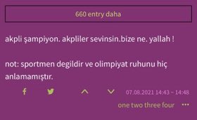 Busenaz Sürmeneli, Olimpiyat Madalyasını ülkesinin Cumhurbaşkanına hediye ettiği için ekşi sözlük denen lağımda linç ediliyor.

#busenazsurmeneli