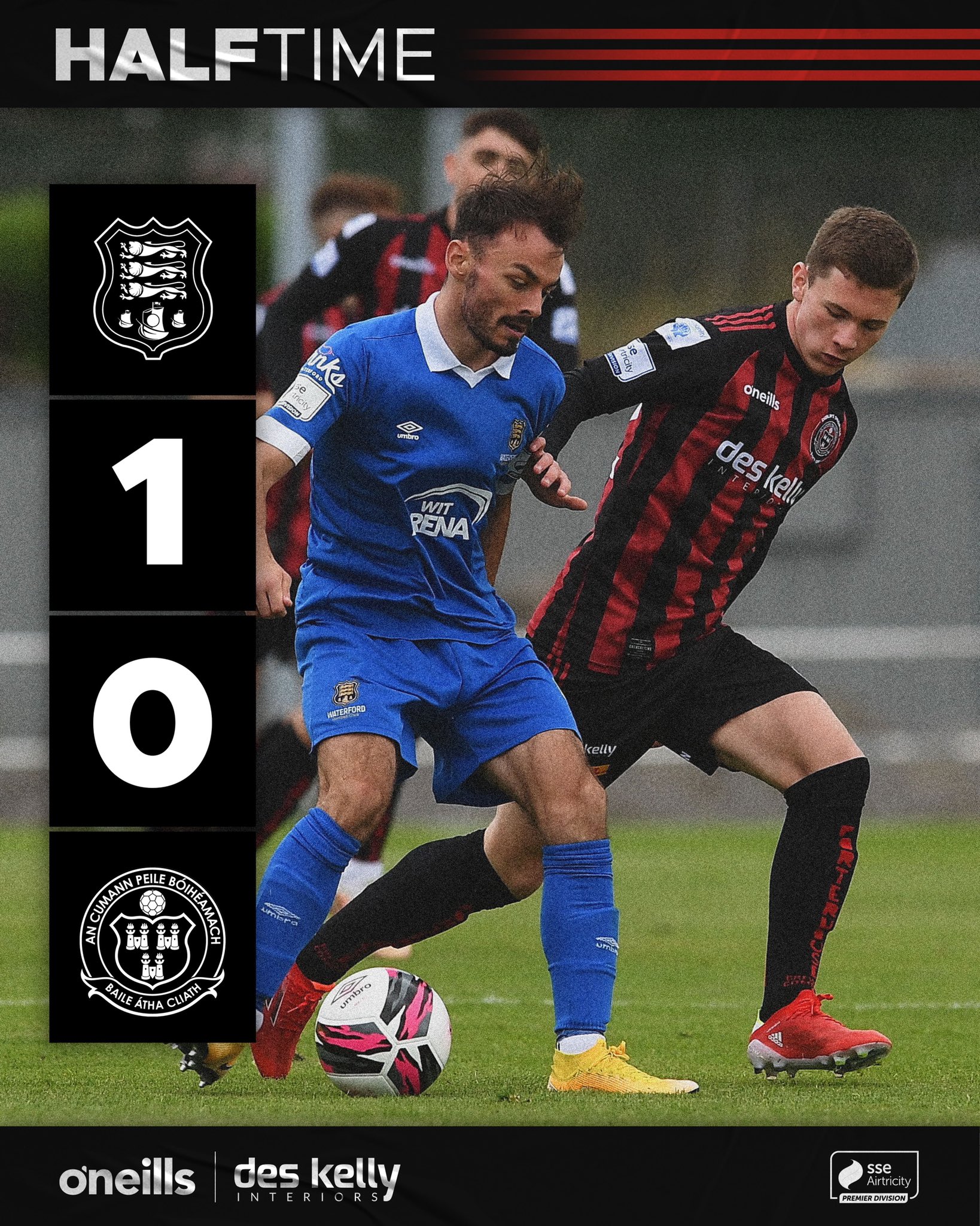 Bohemian Football Club On Twitter Waterford Lead At The Break Sportsfile Wearebohs Dublinsoriginals