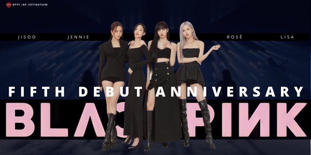 BP_VotingTeam's tweet photo. [Trending Party]

Drop your tweets now with our tagline and hashtags.Let’s celebrate this special day with BLACKPINK and Blinks! 

FIVE YEARS WITH BLACKPINK
#BLACKPINK5thANNIVERSARY 
#블랙핑크_오주년_블링크랑_오래오래
@BLACKPINK https://t.co/kUjdqYl8J1