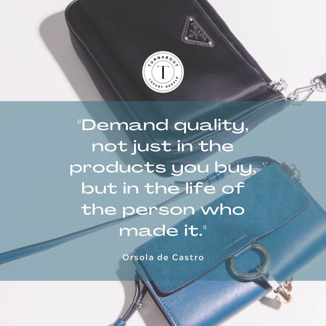 TurnaboutResale's tweet photo. TURNABOUT 🎁 ORSOLA DE CASTRO says "Demand quality, not just in the products you buy, but in the life of the person who made it.' https://t.co/NfSiouBMDR #myturnabout #savetheplanet #climateaction #luxuryresale #shopbclocal #consignment #shoplocal #resale #fashion #shopsmall #yvr https://t.co/epUixbCLiM