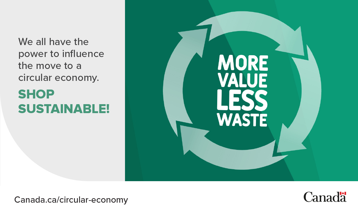 We have the power to move to a #CircularEconomy! 

How we spend money has an impact on producers’ decisions: shop local, shop sustainable, shop in-season whenever you can.
ow.ly/bR2u50FiuwI

#WCEF2021 
#ClimateAction