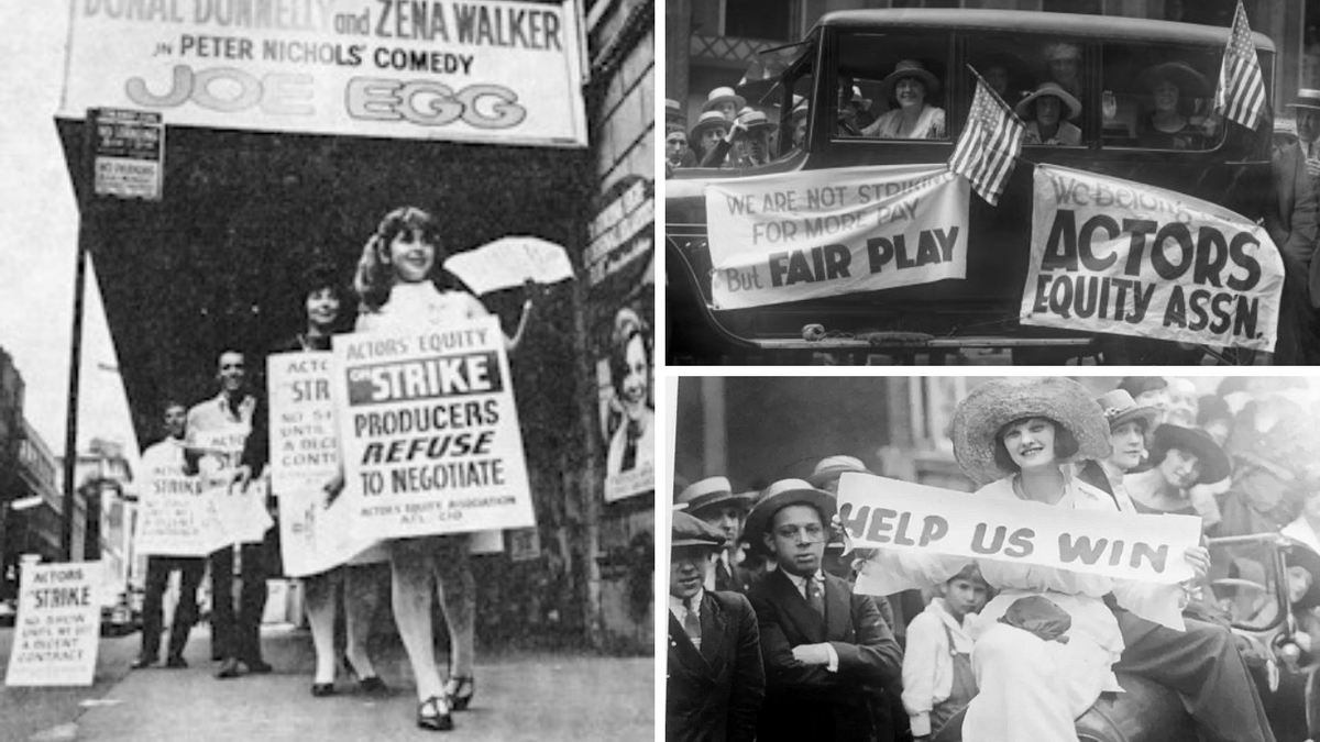 ActorsEquity's tweet image. On this day in 1919, Equity called the first strike in the history of American theatre, demanding recognition as the performers' representative and bargaining agent. After the 30-day strike, the producers signed a five-year contract that included most of Equity's demands. #1u