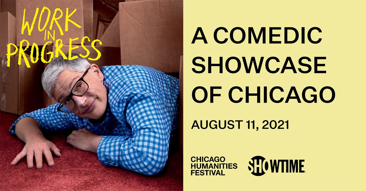 Chicago, laughter is back. Join <a href="/chihumanities/">Chicago Humanities</a> for an evening of local comedy talent curated by Abby McEnany (<a href="/Showtime/">SHOWTIME</a> Original Series #WORKINPROGRESS) – live at Navy Pier on 8/11

Tix &amp; info &gt;&gt; atchf.org/comedy
