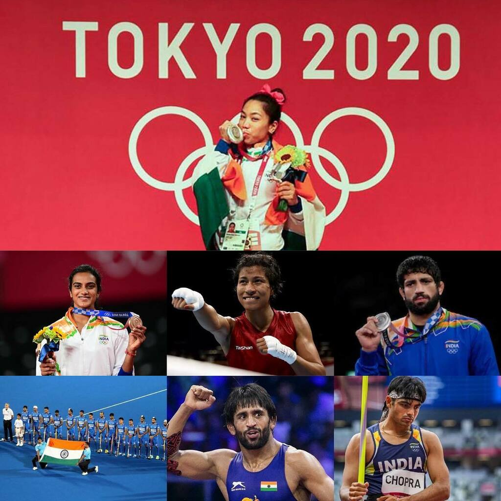 That’s going to be a wrap for India at Tokyo 2021 Olympic Games with 7 medals; the best ever medal count for us ever. 🇮🇳 

Our Medalist’s:
🥇@neeraj____chopra - Gold 
🥈<a href="/mirabai_chanu/">Saikhom Mirabai Chanu</a> - Silver
🥈<a href="/ravi_kumar_60/">Ravi Kumar</a> - Silver
🥉<a href="/pvsindhu1/">Pvsindhu</a> - Bronze
🥉<a href="/lovlina/">Lovlina mohapatra</a>… instagr.am/p/CSRpT2pMdi2/