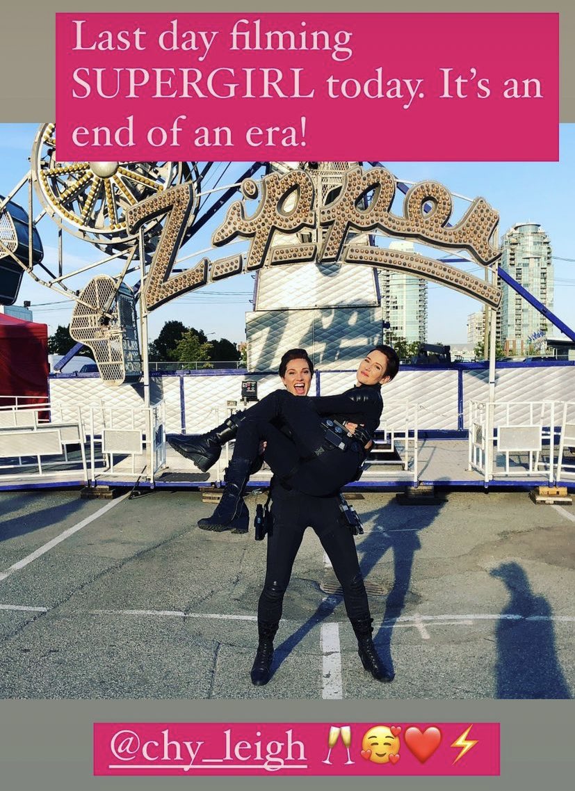 fuckingswen's tweet image. A dublê da Chyler, que também é dublê da Nicole, se despediu ontem 🥺