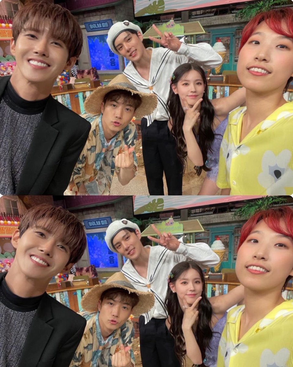 To all the casts of Amazing Saturday, thank you for having me and taking care of me well throughout the filming. I had fun being the youngest MC for a day. I look forward to guest on the show again sometime in the future! 😽💜