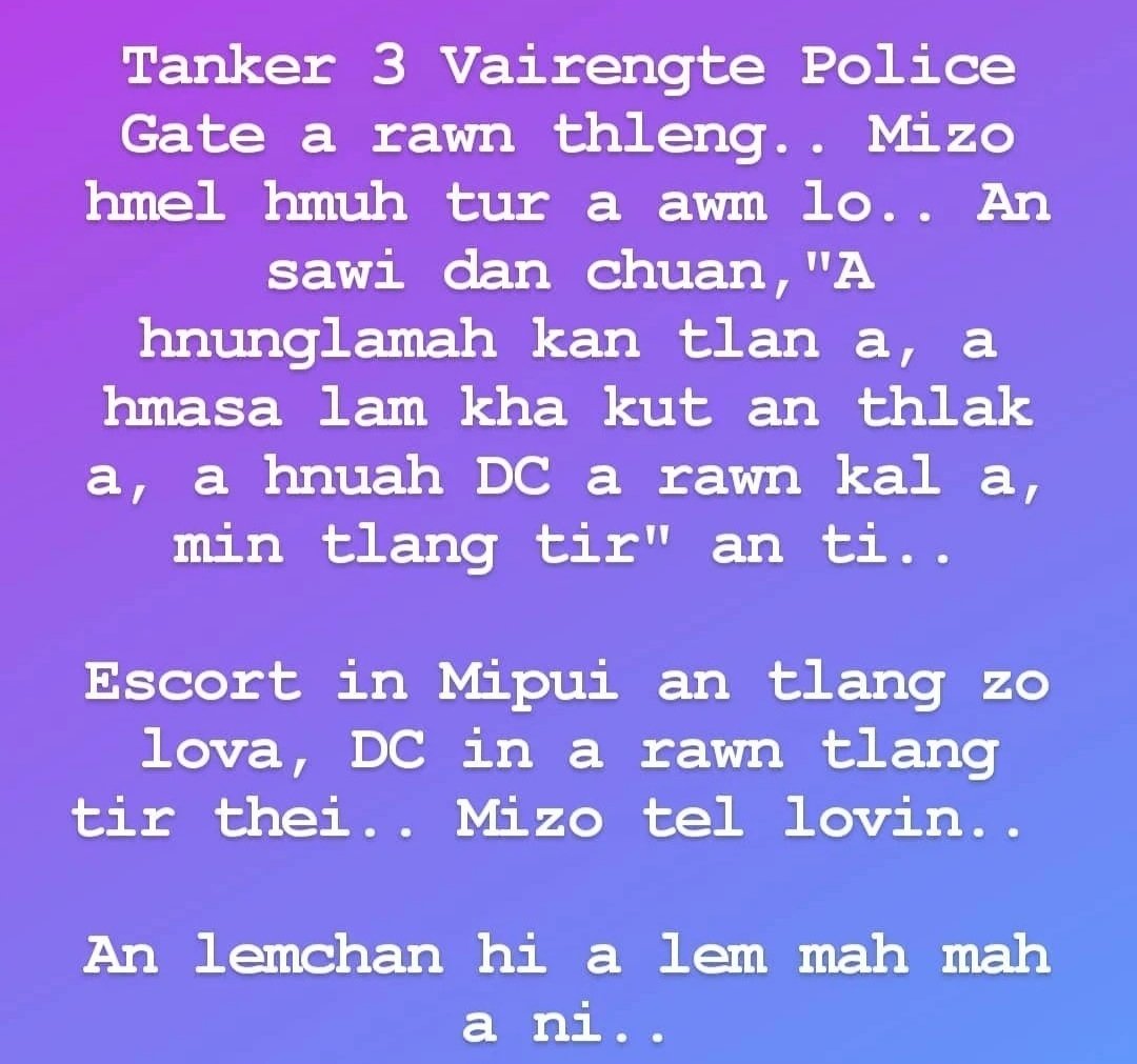 Chhandami14's tweet photo. @Lalruatkima_Rka @ZoramthangaCM @Lalchamliana12 @robertroyte Hetiang a nih chuan kn fin ve chu ngai  viau ani, thusawi paha nuih ver2 rgot a ni toh love https://t.co/Yr4ljCpLc8