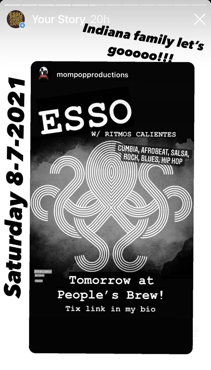 Performing tonight 7pm in Lafayette Indiana at People Brewery. Patio show🏝🎶 See y’all there!