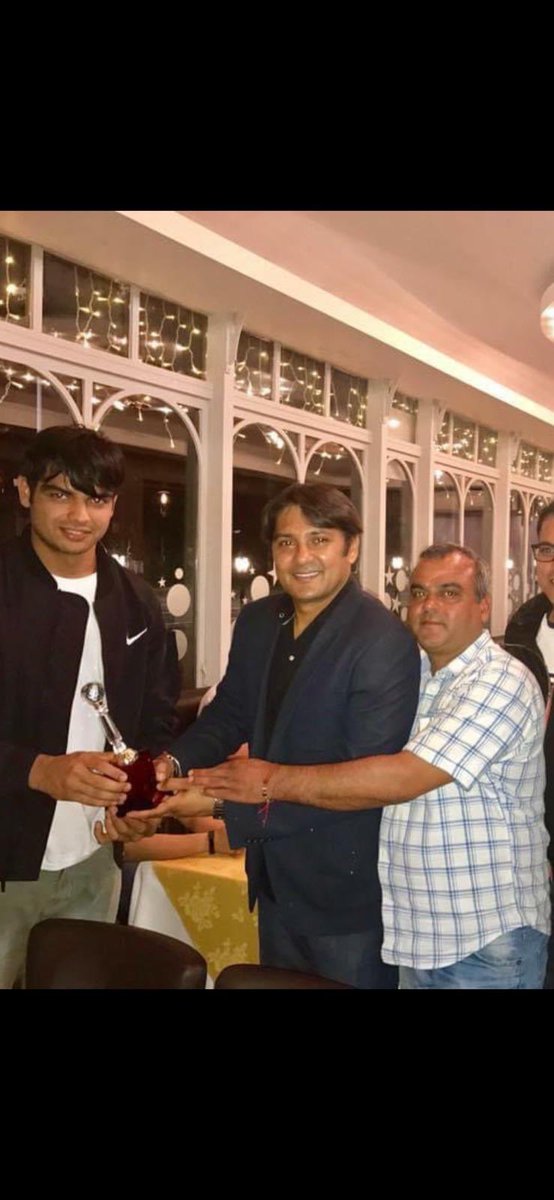 kuldeepahlawat's tweet photo. In2020, on Haryana Day @haryanainuk felicitated @Neeraj_chopra1 with Haryana Gaurav Award. Congrats to our hero on winning olympic gold @RinkuDhankhar @SiwachSanyam @VivekCh76282802  @AshwKalkal @afiindia @cmohry @flickersingh @ipspankajnain @HaryanaAaj @BhimChopra2 @Pradesh18HR https://t.co/elZprDsekW