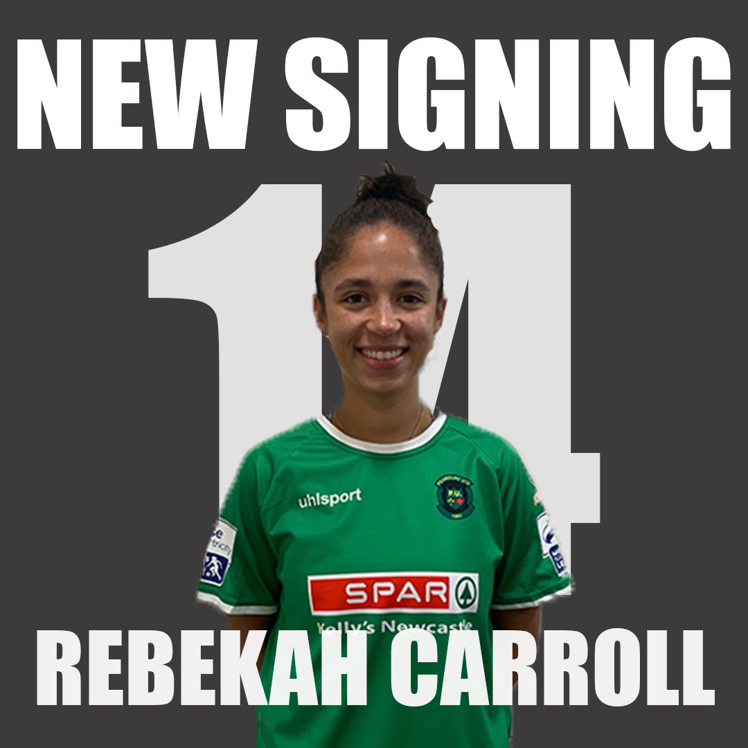 peamountutdfc's tweet photo. NEW SIGNING | We welcome back another Peamount Player Rebekah Carroll🟢⚫️ https://t.co/yn0Uhmnpql