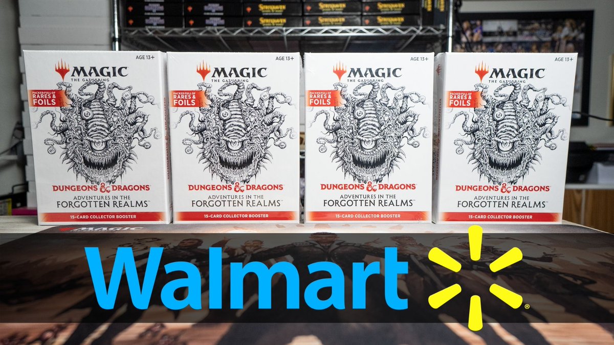 PokeEv3rything's tweet photo. They Have 'Em at Walmart!!! I absolutely love these over packaged cards!!! https://t.co/3GPdSbRVOF via @YouTube 

#MtG #MagictheGathering https://t.co/M9S4hvCLmc