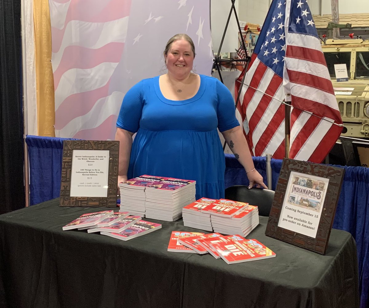 ashleypetry's tweet photo. Come see me today at the @IndyStateFair. I’m at the Indiana authors’ booth in the Expo Hall! https://t.co/tqJ9ibxPiM