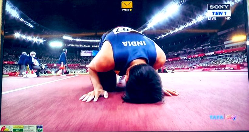 abdullah_0mar's tweet image. Never Ever Shy of your religion. Wear it on your sleeves.

#NeerajChopra