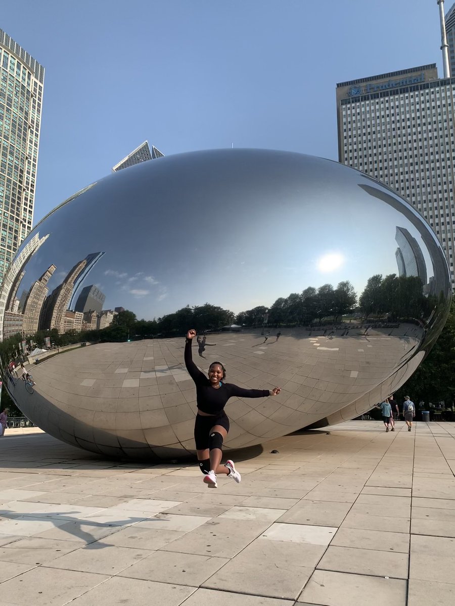 Aya__Marie's tweet photo. Woke up in Chicago 🏃🏾♀️ #MorningRun #4Miles #AllinAugust 💪🏾 https://t.co/C0OF1K7sJL