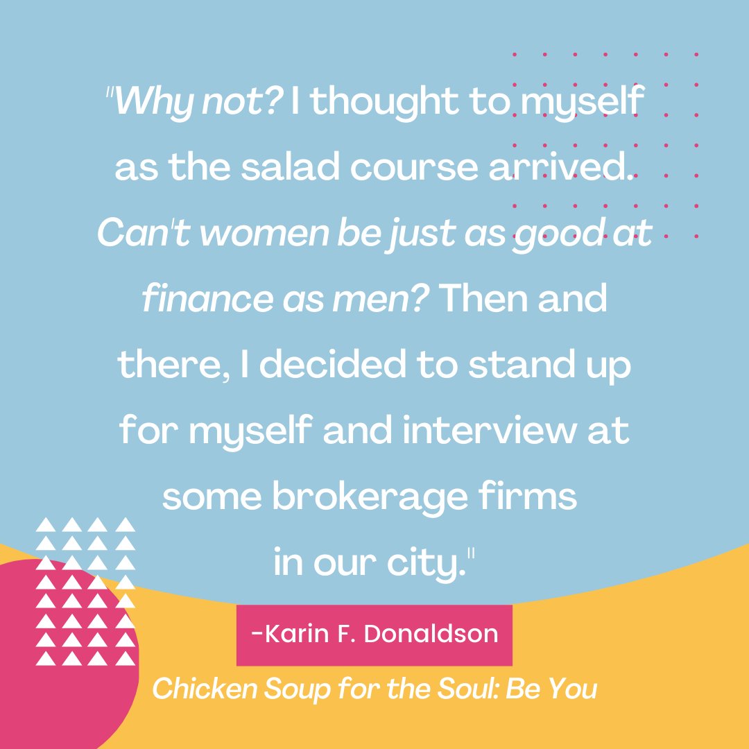 ChickenSoupSoul's tweet photo. Your inner critic will try to convince you things are impossible. Karin’s story proves your inner critic is wrong. Read it here: https://t.co/EjrNDt4dov #CSSBeYou https://t.co/vqJJpxRBGO