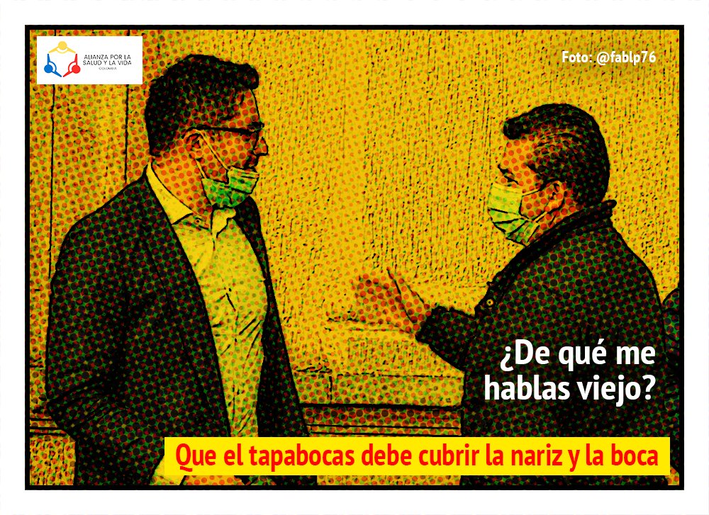 AlianzaSyV's tweet photo. Recuerde que #UsarTapabocaEsCuestionDeVida. Se protege usted y a los otros con los que interactúa contra el #SARSCoV2 #Covid19Colombia #VarianteDeltaColombia https://t.co/VQLQHkXX9y https://t.co/X3G6h1HuCz