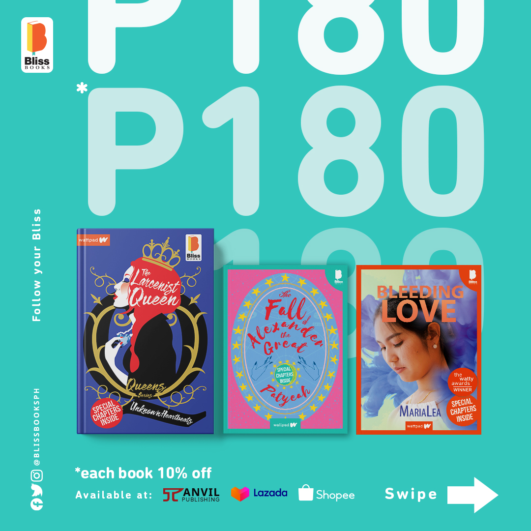 blissbooksph's tweet photo. Happy 8.8 sale, Bliss babies! 

May kulang ka pa ba sa Bliss Books collection mo? Ito na ang chance mo para makabili ng discounted books! Punta na sa Shopee aming Shopee (https://t.co/cFi5EjBKug), at Lazada (https://t.co/rmLRSkths9) stores!

#FollowYourBliss 🧡 https://t.co/y1HV7s0nH7