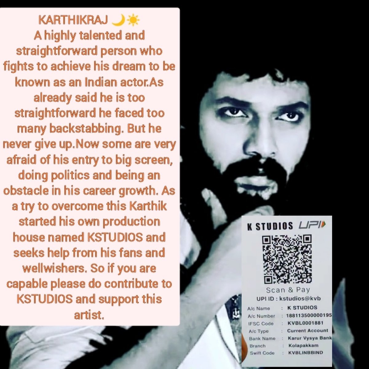 theju0393's tweet photo. Support KARTHIKRAJ
#Karthikaj21kstudios
#karthikraj #kstudios #ValimaiTeaser #Valimai #Beast #Suriya #Vijay #AjithKumar #ThalaAjith #Thala  #Suriya #Thalapathy #Vaathicoming
#ValimaiFirstSingle
#Dhanush #NaangaVeraMaari #Selvaraghavan #sivaangi #Annaatthe #NavarasaFilms https://t.co/s0PjgXkU0Q
