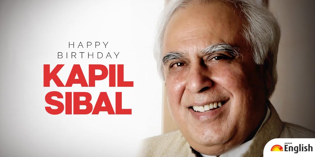 Here\s wishing a very happy birthday to former Union Minister Kapil Sibal!  