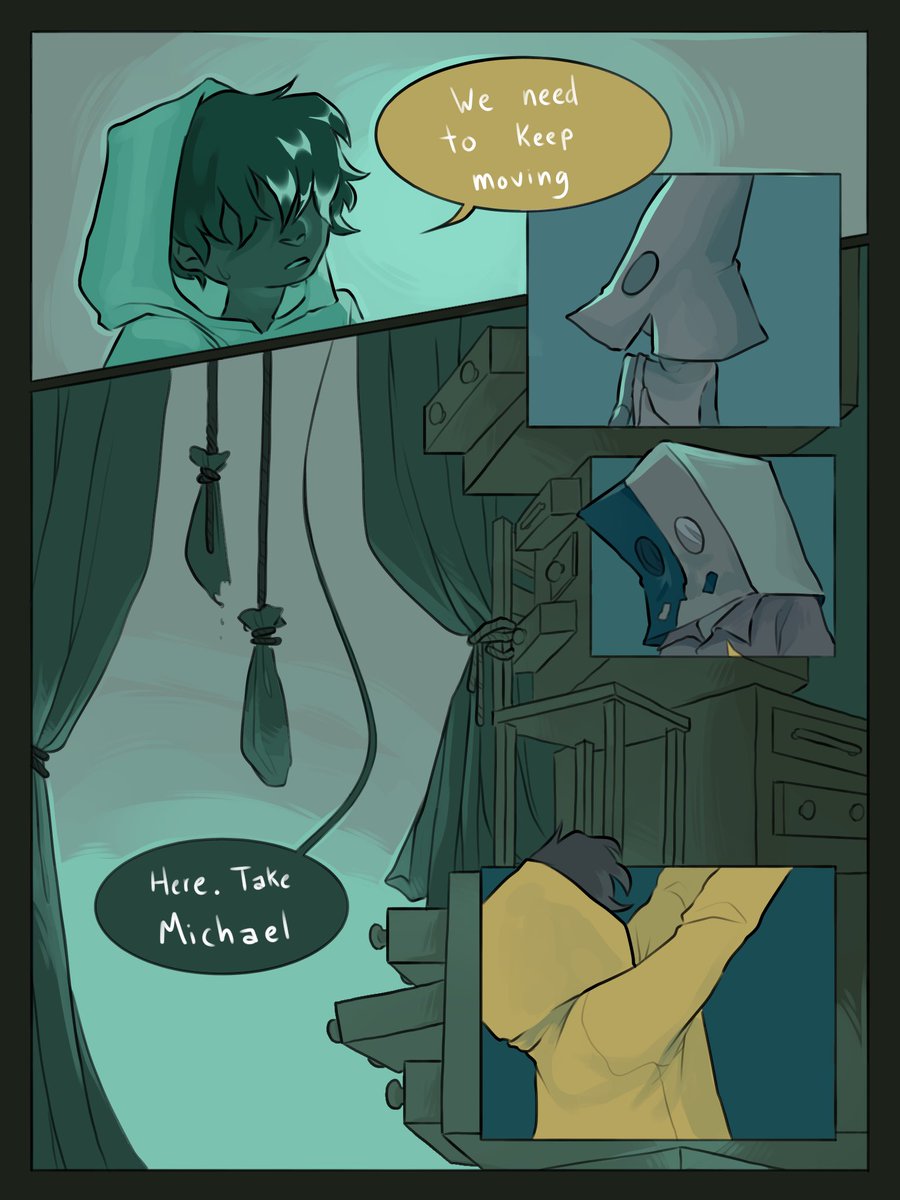Working Title: Hunger… (1/3) a beeduo Little Nightmares comic. Part Four
.
// horror , body horror 
.
#beeduofanart #ranboofanart #tubbofanart 