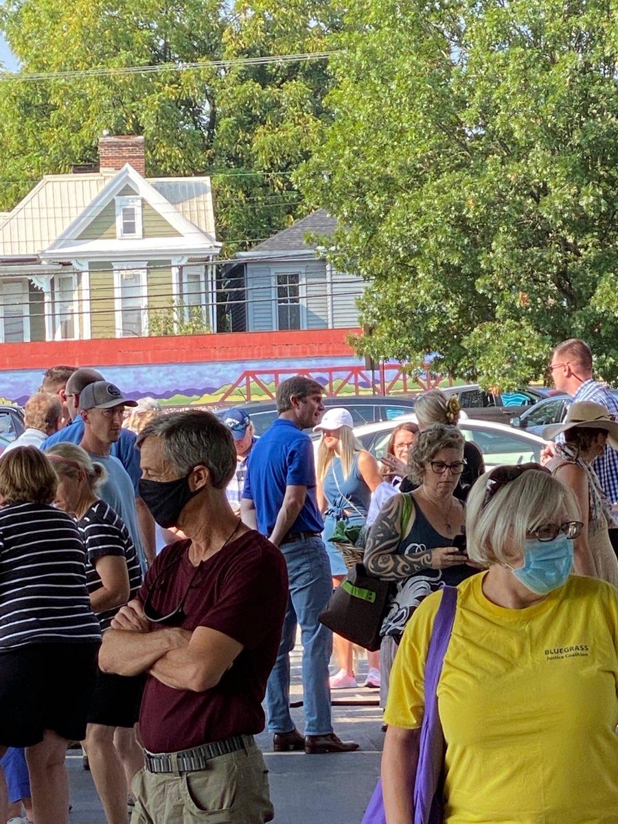 Republican Party of Kentucky (@kygop) on Twitter photo .<a href="/KYGOP/">Republican Party of Kentucky</a>: "<a href="/GovAndyBeshear/">Governor Andy Beshear</a> says he can't be at #FancyFarm because of the Delta Variant but here he is out and about maskless in Frankfort. The height of hypocrisy right here, ladies and gentlemen." .<a href="/KYGOP/">Republican Party of Kentucky</a>: "<a href="/GovAndyBeshear/">Governor Andy Beshear</a> says he can't be at #FancyFarm because of the Delta Variant but here he is out and about maskless in Frankfort. The height of hypocrisy right here, ladies and gentlemen."