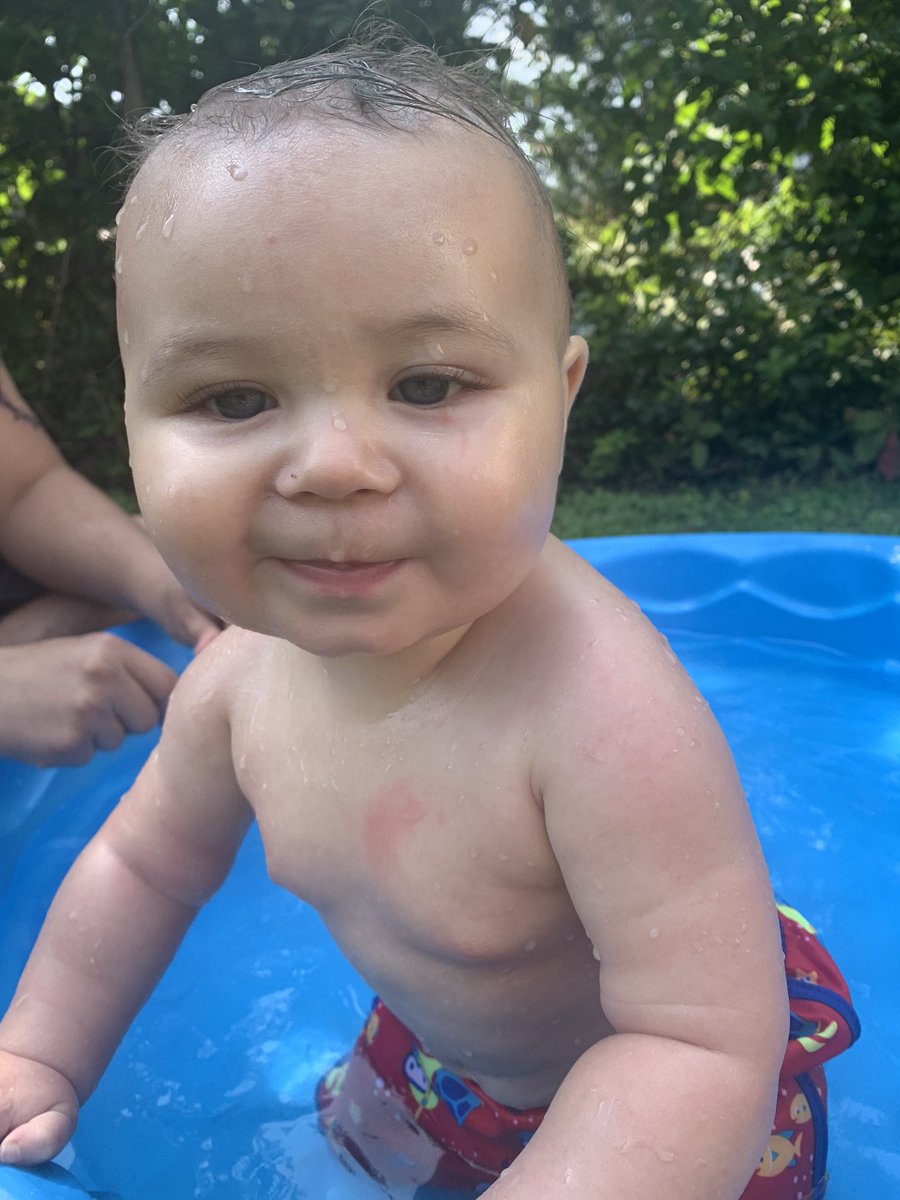 bugheadstrong's tweet photo. My sweet handsome boy is getting so big on me. He’s 9 months now. Here soon I’ll have a one year one running around. And it’s breaking my little heart. 🥺♥️ stay little my baby. https://t.co/CoFmSJCPq7