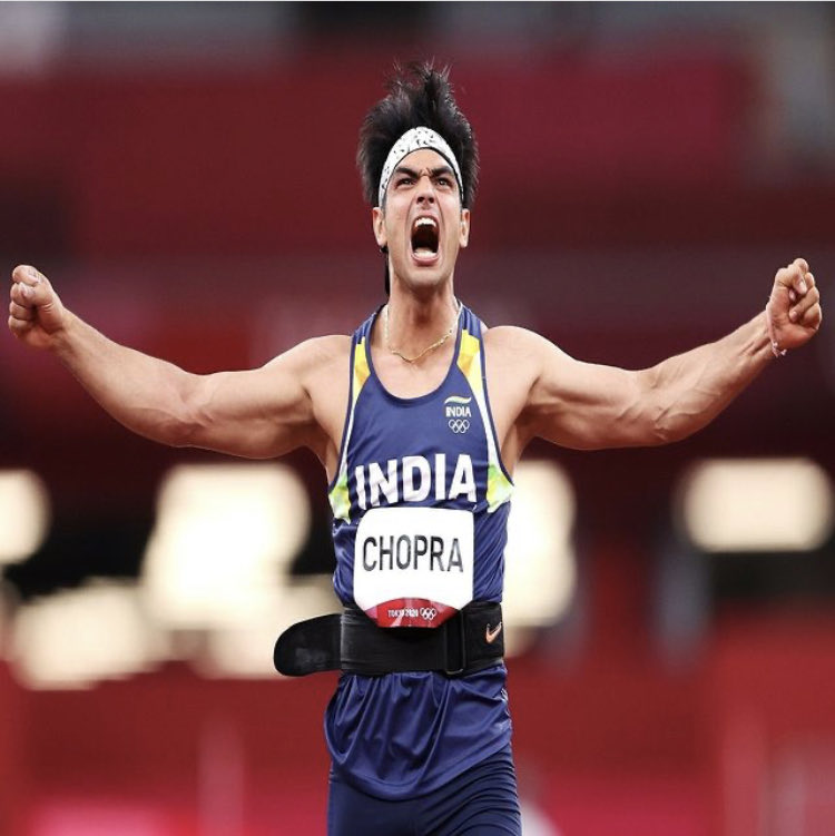 milind_kapade's tweet photo. We from @ncc_ex cadet association &amp; from all ex cadets congratulate #subedar Neeraj Chopra sir on winning nation first ever #gold #medal in #JavelinThrow in #Olympics2020 with throw of 87.58 meters @ #Tokyo2020 https://t.co/93y5Zn2ueF
