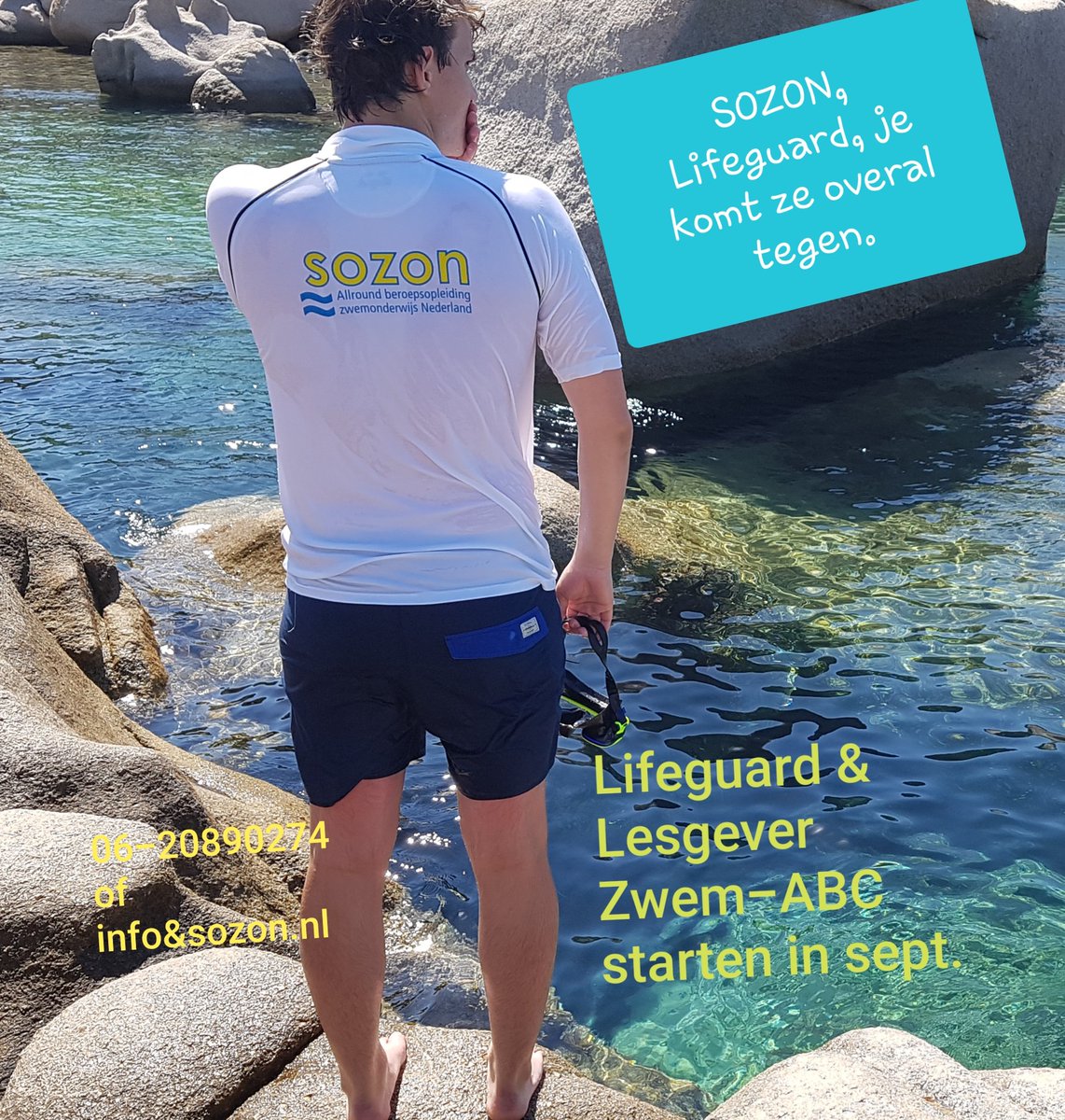 Opleidingen starten in september/oktober. Voor meer info bel: 06-20890274 of mail info@sozon.nl