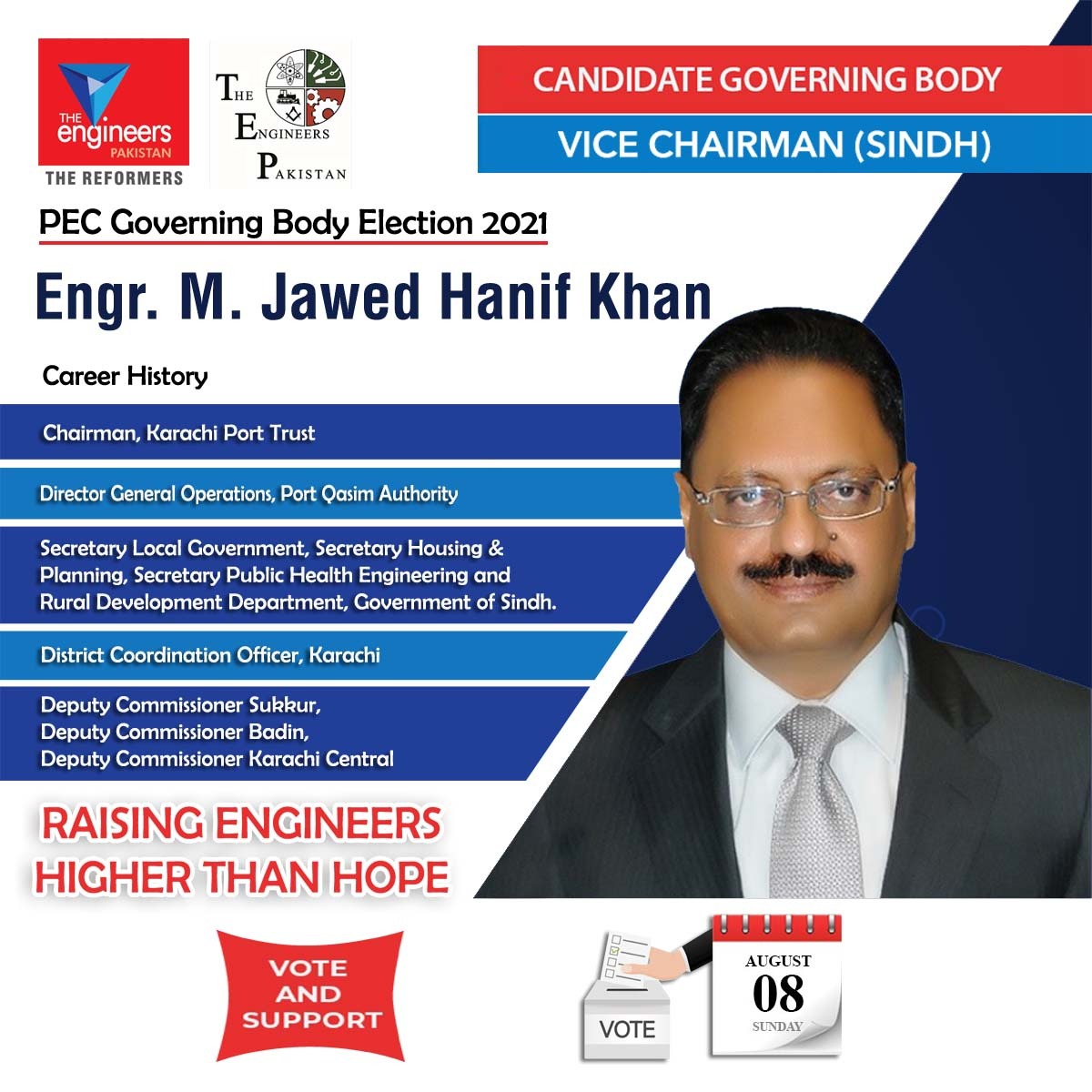 alikhurshidi's tweet photo. Requesting all Engineers to vote and support The Engineers Pakistan (TEP) in PEC Elections

#SUPPORTTEP #CasteYourVote #MakeYourVoiceHeard #PecElection2021 https://t.co/jRs9MMKTla