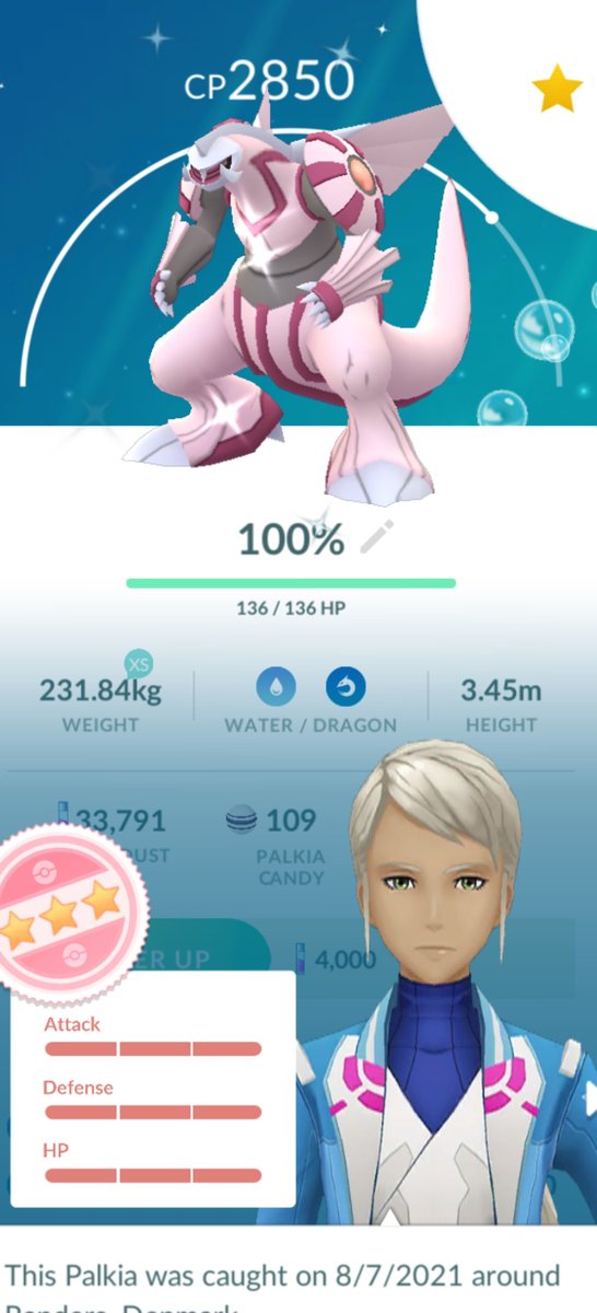 jakerj007's tweet photo. Can't believe this one 🔥😍 #Shundo #Palkia #WeatherBoosted #PokemonGoRaids #PokémonGo https://t.co/2jvGcNl0PD